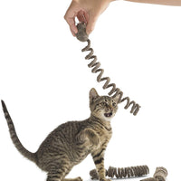 kittichase – 3-Pack gato Chase el mouse de peluche con cola de primavera – Hecho a mano 100% Lana de all-natural – para gatos y gatitos - BESTMASCOTA.COM