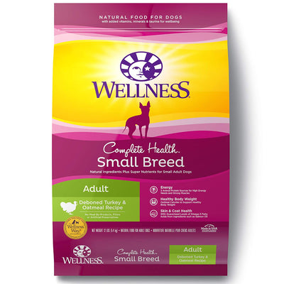 Wellness Complete Health Natural Dry Small Breed Dog Food Small Breed Turkey & Oatmeal - BESTMASCOTA.COM