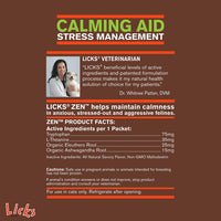 Licks Cat Zen relajante ayuda Suplementos – 30-use - BESTMASCOTA.COM