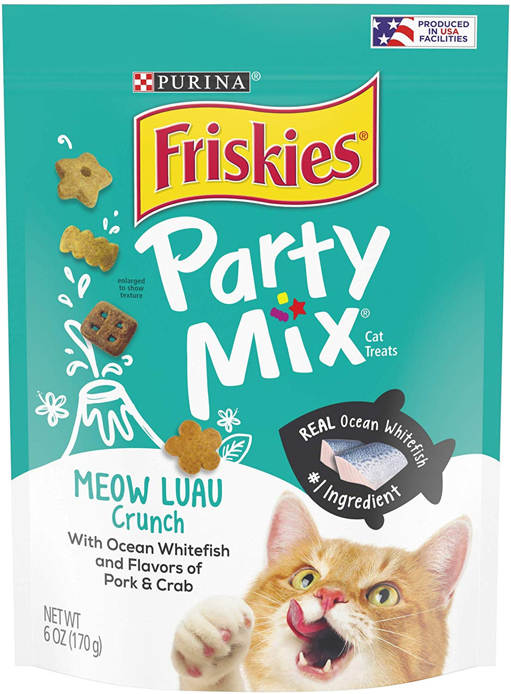 Purina Friskies Purina Friskies Party Mix Party Mix Crunch Meow Luau – 6 oz., 6 bolsa - BESTMASCOTA.COM