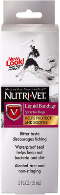 Nutri-Vet Spray de vendaje líquido para perros, 2 onzas, Paquete de 1 - BESTMASCOTA.COM