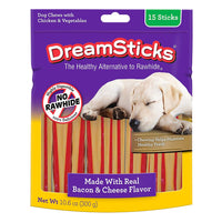 DreamSticks - Masticador de verduras, pollo, carne de vacuno y queso - BESTMASCOTA.COM