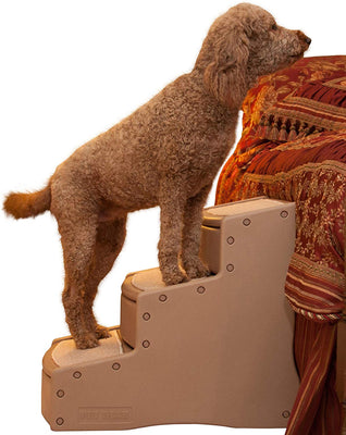 Pet Gear Easy Step III - Escalera extra ancha para mascotas, 3 pasos/para gatos y perros hasta 200 libras - BESTMASCOTA.COM