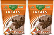 Buckeye Nutrition 2 paquetes de zanahorias crujientes de caballo, 4 libras cada uno, todo natural, sin azúcar añadido. - BESTMASCOTA.COM