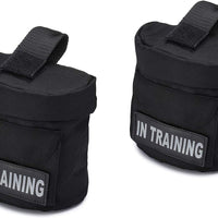 Chaleco de servicio para perro, bolsa para sillín con parches – Servicio para perro, apoyo emocional, servicio para perro en entrenamiento, no mascotas, en entrenamiento, mochila – Alforja de calidad para servicio de chaleco para perros - BESTMASCOTA.COM