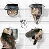 PetCitrus - Puertas para puerta de gato (cierre de 4 vías, para interior y exterior, para interiores, pared, ventana, puerta magnética a prueba de agua y oscilante, compatible con gatos grandes, Kitty, perros pequeños) - BESTMASCOTA.COM