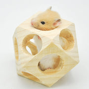 Niteangel interactivo de madera juguete bola para animales pequeños, masticar juguete para hámsters, Conejillos de Indias y conejos - BESTMASCOTA.COM