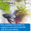 Acuario de agua dulce API Betta Water Betta, listo para usar, no necesita acondicionador de agua para acuario, botella de 31 onzas - BESTMASCOTA.COM