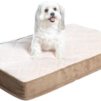 Milliard Quilted Padded Orthopedic Dog Bed, Egg Crate Foam with Plush Pillow Top Washable Cover (Fits Standard Crate) - BESTMASCOTA.COM