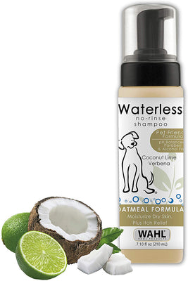 Wahl Natural Pet Champú sin agua sin enjuague, lavanda, 7,10 fl oz - BESTMASCOTA.COM