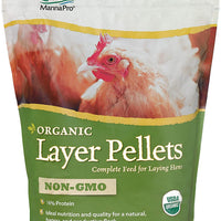 Pellets de capa orgánica Manna Pro | sin OMG y USDA certificado orgánico | 10 libras - BESTMASCOTA.COM