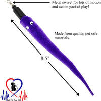 Pet Fit para la vida 5 pieza Pack de gusanos de repuesto para interactivo gato y kitten Toy wands - BESTMASCOTA.COM