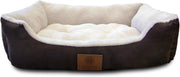 American Kennel Club AKC6466BROWN - Cama para mascotas, diseño de arpillera - BESTMASCOTA.COM