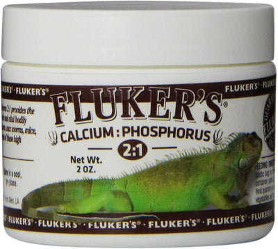 Fluker Labs sfk73007 Calcio 2: 1 para Fósforo Suplemento dietético de reptiles, 2-Ounce - BESTMASCOTA.COM