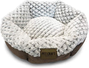 Pet Craft Supply Co. Espuma viscoelástica redonda lavable a máquina, cómoda y ultrasuave para todas las estaciones, cama para gatos y perros - BESTMASCOTA.COM