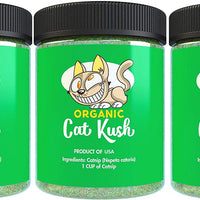 Cat Kush Organic Catnip, Safe Premium Blend Perfect for Cats, Instilled with Maximized Potency Your Kitty is Sure to Go Crazy for - BESTMASCOTA.COM