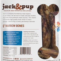 Jack & cachorro Premium Grade Roasted Carne de Vacuno médula ósea Treats (3 Pack) – 6" larga todos los Gourmet naturales perro Treat Chews – Savory Smoked Beef Sabor - BESTMASCOTA.COM