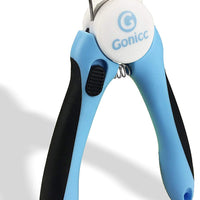 Cortaúñas y recortadores para mascotas de gónicc para perros y gatos, con protección de seguridad para evitar cortes excesivos, lima de uñas gratuita, cuchilla afilada, herramienta profesional de aseo para perros grandes y pequeños - BESTMASCOTA.COM