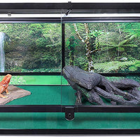Carolina Custom Cages Reptile 34" T5HO UVB + Single GU10 - Lámpara de pie - BESTMASCOTA.COM