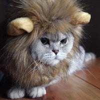 Lion Mane peluca para Cat Costume - BESTMASCOTA.COM
