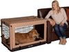 Pet Gear “The Other Door” 4 Door Steel Crate with Plush Bed + Travel Bag for Cats/Dogs - BESTMASCOTA.COM