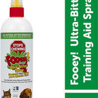 ¡Oso! Spray de ayuda para entrenamiento ultra amargo – masticar, morder, lamer disuasorio para perros, gatos, caballos, conejos, hurones, pájaros – seguro para la piel de la mascota – también puede proteger el jardín de ciervos y plagas - BESTMASCOTA.COM