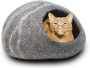 Meowfia - Cama de fieltro para gatos (tamaño mediano, hecha a mano, 100% lana de merino, para gatos y gatitos) - BESTMASCOTA.COM