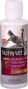nutri-vet Probiotics con aceite de Wild Salmón de Alaska para gatos, 4-Ounce - BESTMASCOTA.COM