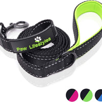 Correa para perro resistente Paw Lifestyles, 0.11 pulgadas de grosor, 6 ft de largo, mango acolchado para mayor comodidad, perfecta para perros medianos y grandes - BESTMASCOTA.COM