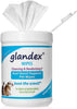 Glandex - Toallitas higiénicas para mascotas, limpieza y desodorizante, para perros y gatos con vitamina E, acondicionadores de piel y aloe - BESTMASCOTA.COM