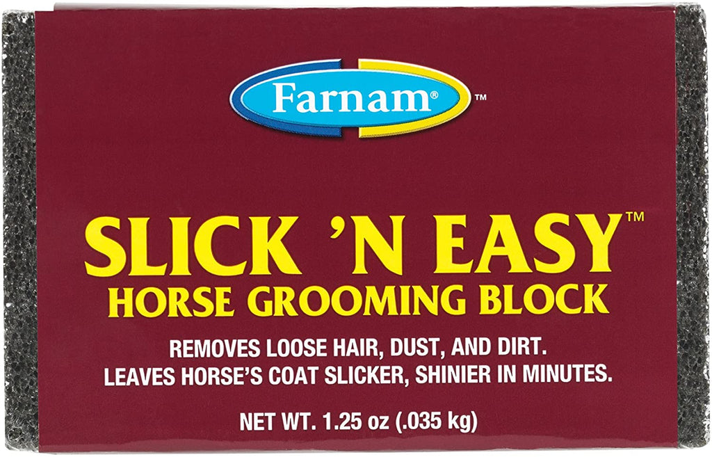 Farnam Slick 'N Easy Bloque para acicalamiento de caballo - BESTMASCOTA.COM