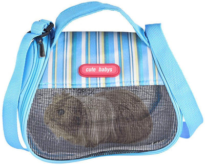 RYPET - Bolsa transportadora para hámster portátil y transpirable para conejillos de indias, erizo, ardilla y otros animales de tamaño similar - BESTMASCOTA.COM