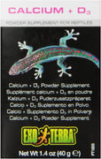 EXO TERRA Calcio + D3 polvo Reptiles Suplemento, 1.4-ounce - BESTMASCOTA.COM