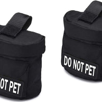 Chaleco de servicio para perro, bolsa para sillín con parches – Servicio para perro, apoyo emocional, servicio para perro en entrenamiento, no mascotas, en entrenamiento, mochila – Alforja de calidad para servicio de chaleco para perros - BESTMASCOTA.COM