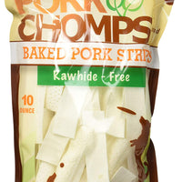 Cerdo Chomps Baked Stripz para perros, 10oz - BESTMASCOTA.COM