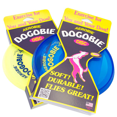 Disco volador para perros Aerobie Dogobie, para exteriores, los colores pueden variar - BESTMASCOTA.COM