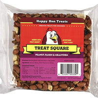Happy Hen Treats 7,5 oz. square-mealworm y Cacahuate, 4.25" by 4.25" by 1.25" - BESTMASCOTA.COM