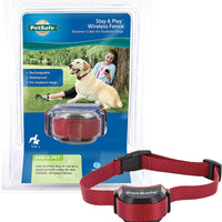 PetSafe Stay & Play - Valla inalámbrica para perros obstinados - de la marca Parent Company de la valla invisible – Cerca eléctrica para mascotas por encima del suelo - BESTMASCOTA.COM