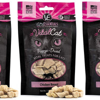 Vital Essentials Vital Cat Freeze-Dried Grain Free Limited Ingredient Cat Treats – Paquete de 3 - BESTMASCOTA.COM