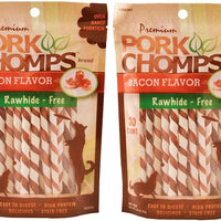 Scott Productos Pet Cerdo Chomps Bacon Giros Treat, Mini - BESTMASCOTA.COM