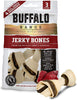 Buffalo Gama de cuero crudo, bocadillos para perros | saludables, alimentados con hierba, Buffalo Jerky crudo, escondite masticables | sabor ahumado de nogal - BESTMASCOTA.COM