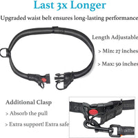 iYoShop Correa retráctil para perro con asas dobles acolchadas y elástica duradera para perros medianos y grandes - BESTMASCOTA.COM