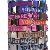 Collar de perro personalizado premium con cierre de metal – disponible en 20 colores + varios tamaños - BESTMASCOTA.COM