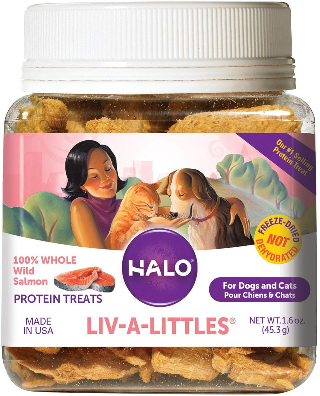 Halo Liv-a-Littles Wild Salmon Protein Treats - BESTMASCOTA.COM