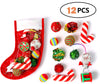 Highland Farms Set de regalo de Navidad para gatos – Relleno de juguete para gatos – Pack de 12 paquetes de juguetes para cesta de fiesta - BESTMASCOTA.COM