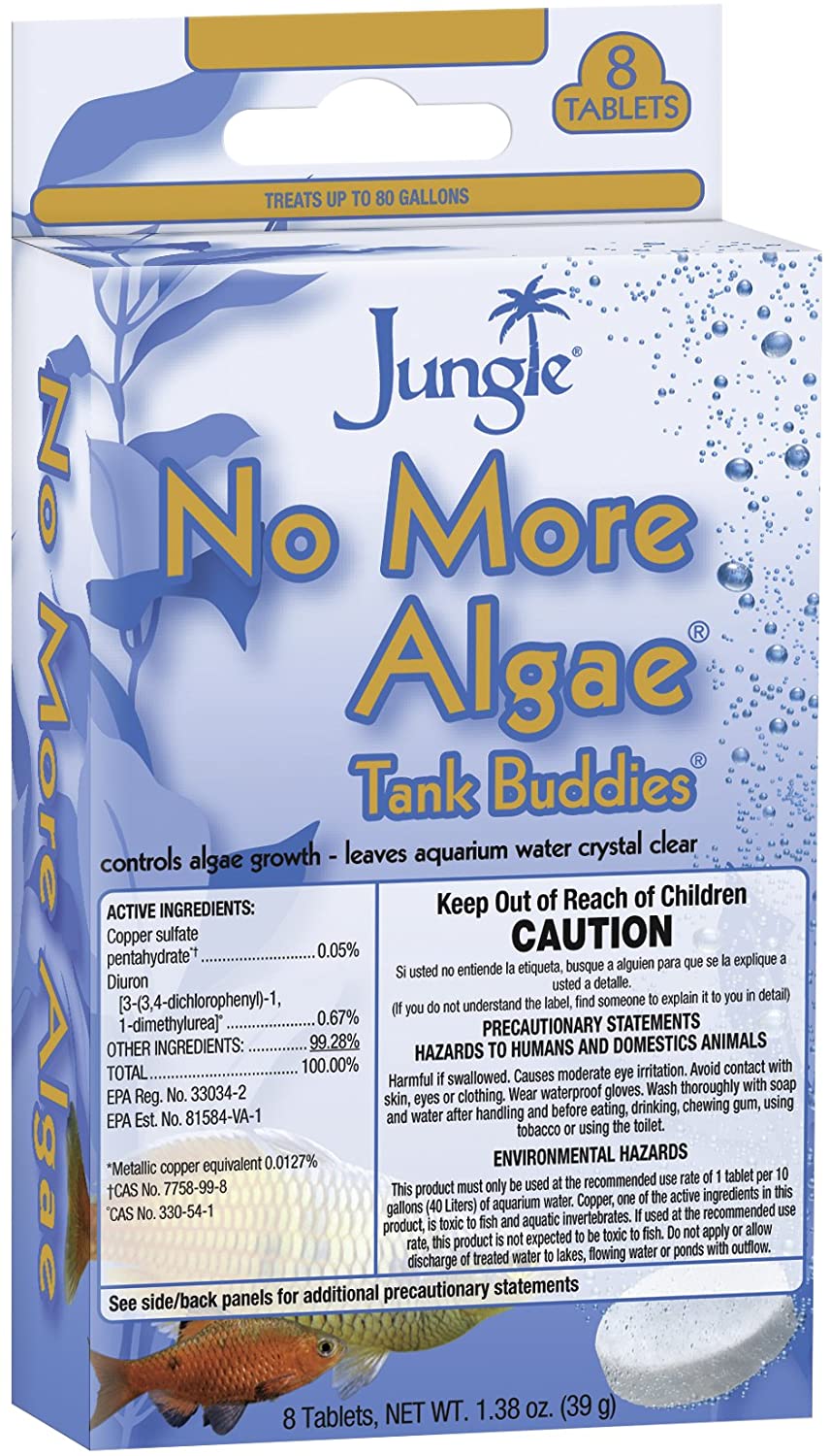 Jungle Buddies – No más de reservorio de tb620 W algas Agua Clarificador Tablets, 3 paquetes - BESTMASCOTA.COM