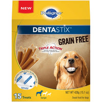 PEDIGREE Dentastix Dental Treats for Dogs, Chicken & Grain Free - Large (30 lb +) - BESTMASCOTA.COM