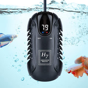 PGFUNNY Calentador de acuario, pantalla digital de temperatura LED ajustable, termostato inteligente Betta Fish Heater, para 3 a 50 galones Betta Tank Heater con protector protector - BESTMASCOTA.COM