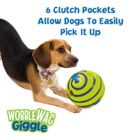 Perro de juguete, Wobble WAG Giggle Balón, M, Verde - BESTMASCOTA.COM