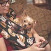 Critter Cuddler Small Animal Carrier and Bonding Pouch Anti-Anxiety Interactive Play Exercise Ring Therapeutic for Pet & Handler Small Dog Cat Hedgehog Puppy Travel Sling - Made in USA (OWL) - BESTMASCOTA.COM